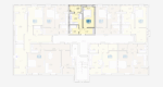 1 кімнатна квартира 39.23 м² на 3 поверсі (розташування 2) - Зображення 2