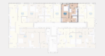 1 кімнатна квартира 39.23 м² на 5 поверсі (розташування 3) - Зображення 2