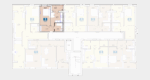 1 кімнатна квартира 39.23 м² на 2 поверсі (розташування 1) - Зображення 2