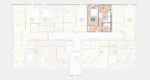 1 кімнатна квартира 39.23 м² на 6 поверсі (розташування 3) - Зображення 2