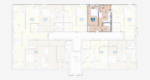 1 кімнатна квартира 39.23 м² на 2 поверсі (розташування 3) - Зображення 2