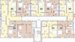 1 кімнатна квартира 44.35 м² на 4 поверсі - Зображення 3
